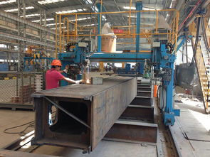 箱型梁电渣焊机 钢结构 行业应用 唐山开元特种焊接设备